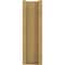 Ekena Millwork 6-in W x 16-in D x 20-in H Olympic Slat Rough Cedar Woodgrain TimberThane Outlooker, Primed Tan OUTUR060X16X20OLY24RCPR - alternate 2